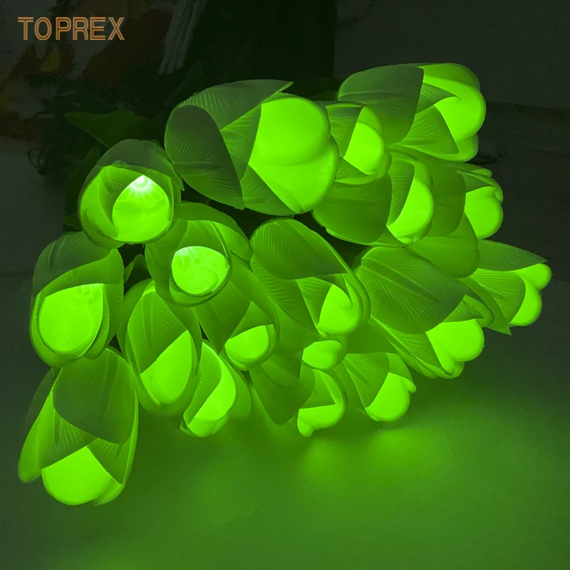 Outdoor Waterproof Tulip Garden Path Courtyard Lighting Color Changing Flower Decorative outdoor tulip lamp