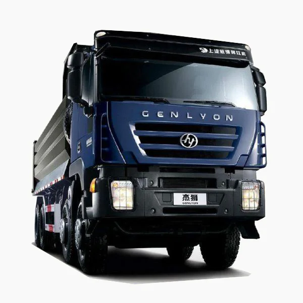 China HY Genlyon 420HP 390HP 10x8 8x4 heavy truck tipper dump truck for sale