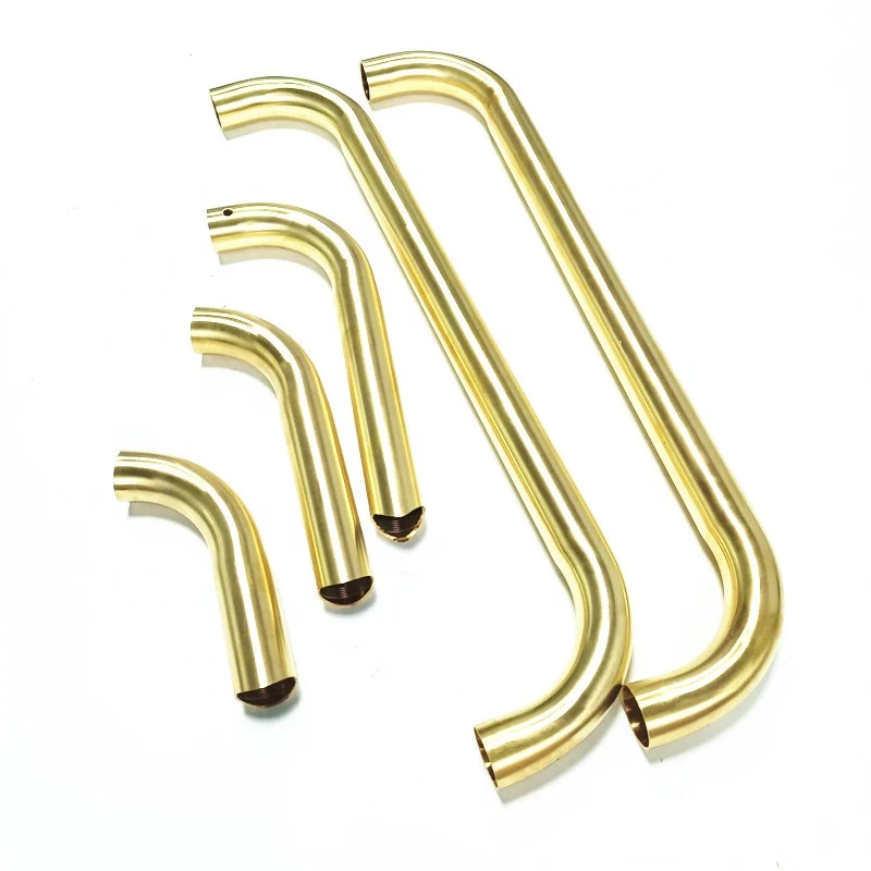 Brass tube bending service brass pipe bending copper tube bending brass handle processing Radiator copper tube