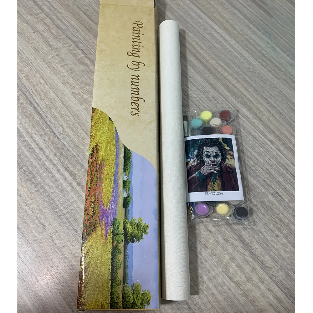 nudity 60x75cm/50x65cm/40x50cm Frame Coloring By Numbers House Landscape HandPainted Unique Gift On Canvas Unique