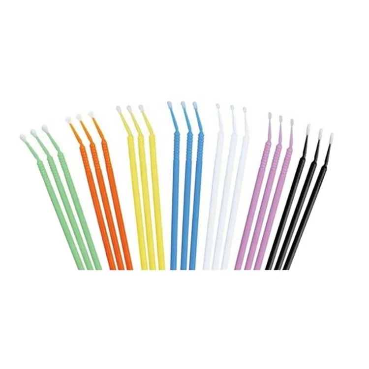 Colorful Single Head Brush Dental Disposable Micro Brush Applicator