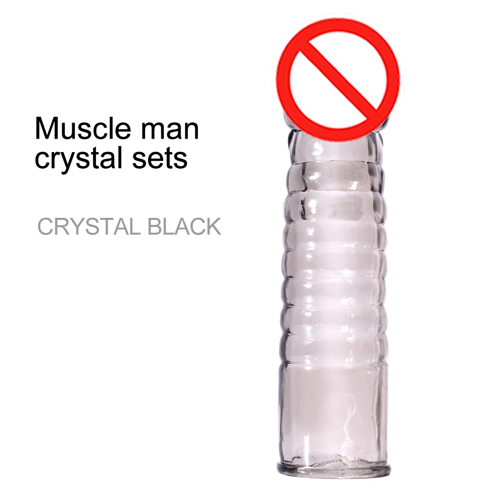 Высококачественные презервативы для пениса, Многоразовые прозрачные презервативы, секс-игрушка, хрустальные презервативы, оптом