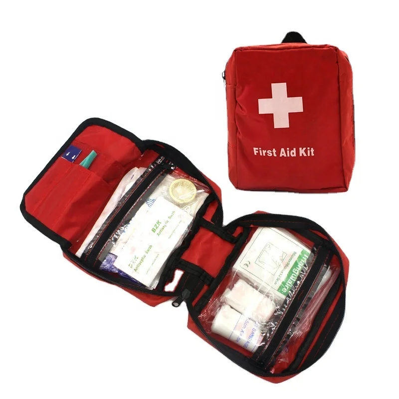 Quick Sample mini first aid kit bag big capacity convenient household zipper first aid kit mini