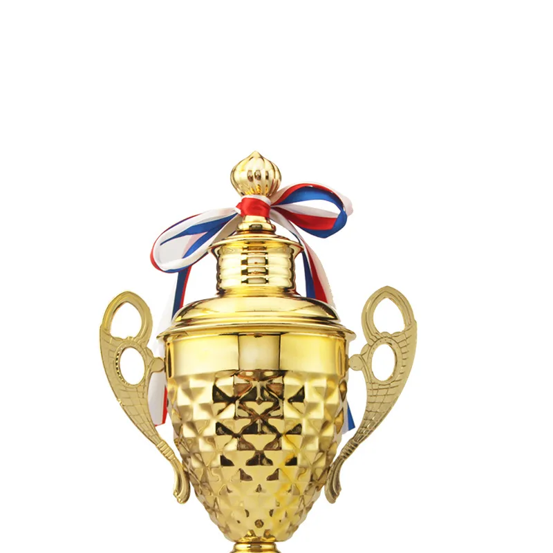 Big trophy manufacturers wholesale creative custom metal football cups made in China electroplating new crafts