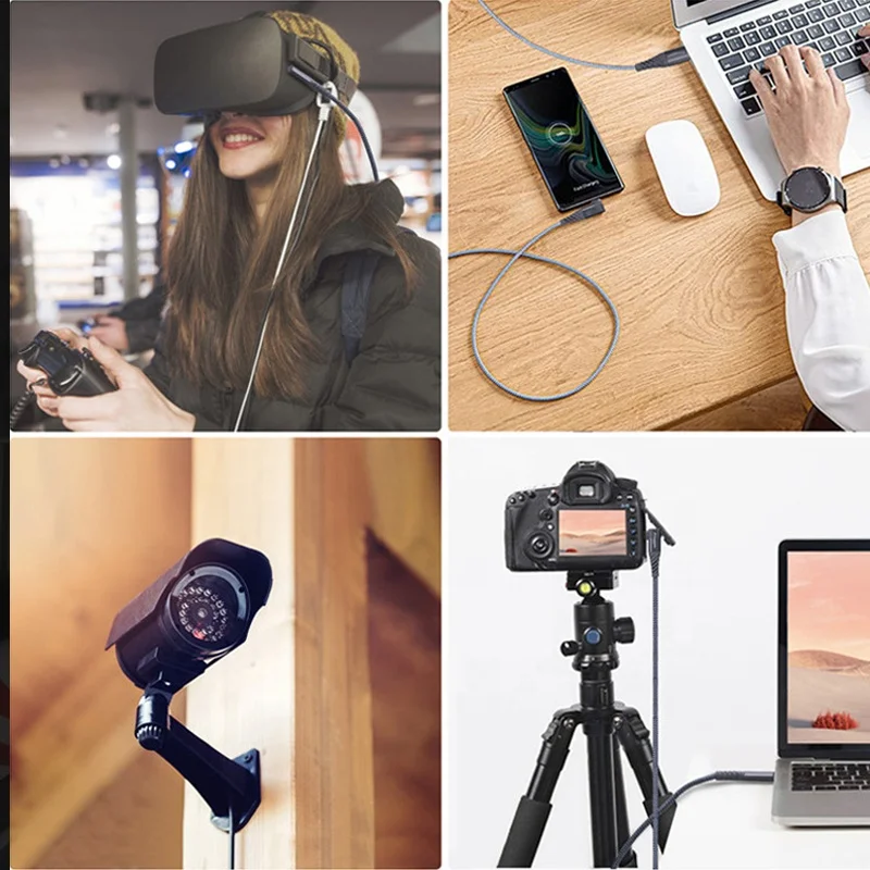 3M 5M USB 3.0 C Type Data 10ft 18ft VR Glasses Link Cable for Oculus