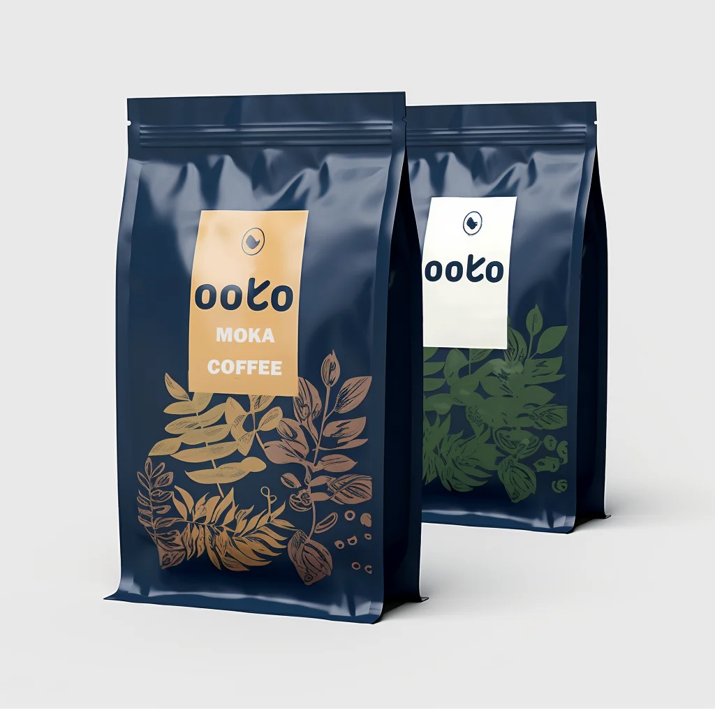 Custom Printed High Quality Coffee Bag Filling And Packaging Production Line Seeds Tea Coffee Beans Bag