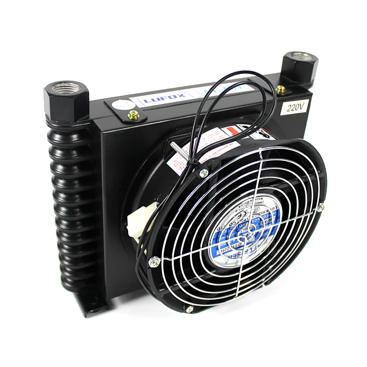 AL609T-CA Factory Wholesale Chill Max Oil Press Coolers Hydraulic Air Cooled Heat Exchanger With Fan