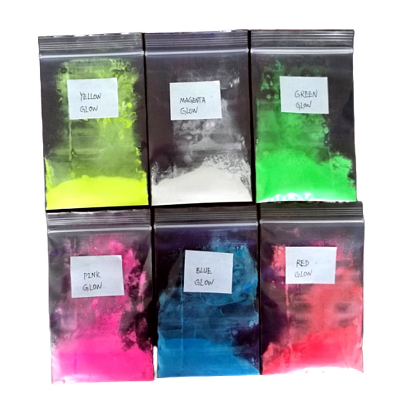 Glow Powder for Paints Glow in Dark Pigment for Inks Long Lasting Strontium Aluminate Waterproof