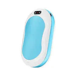 2022 Pocket Wholesale Hot Portable Reusable Hand Warmer Power Bank Dual Electric Hand Warmer Rechargeable Hand Warmer