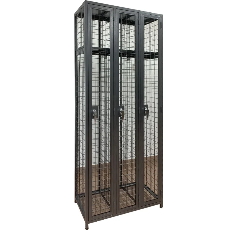 Safe Changing Room Lockers High Door Wire Mesh Locker Using Ski Resort