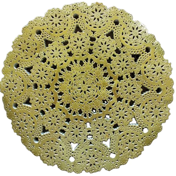 round paper lace doilies paper tray mat