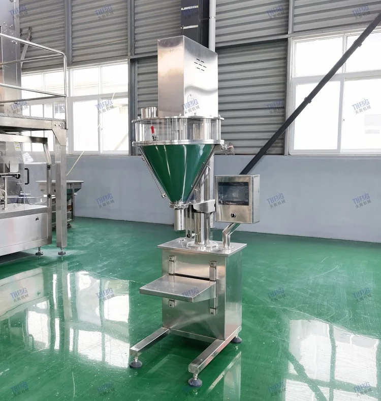 Best Quality chemical powder filling machine for bottle product