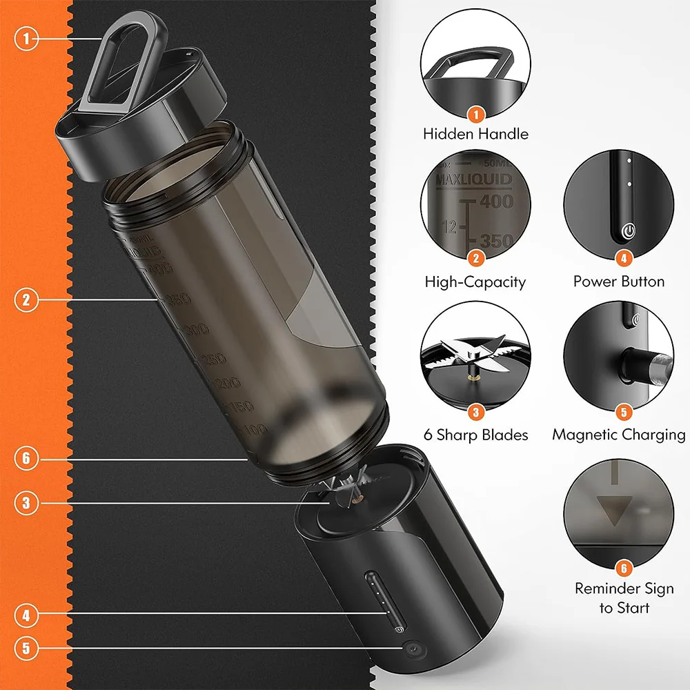 portable juice maker machine electric juicer blender mixer mini blender portable food mixer