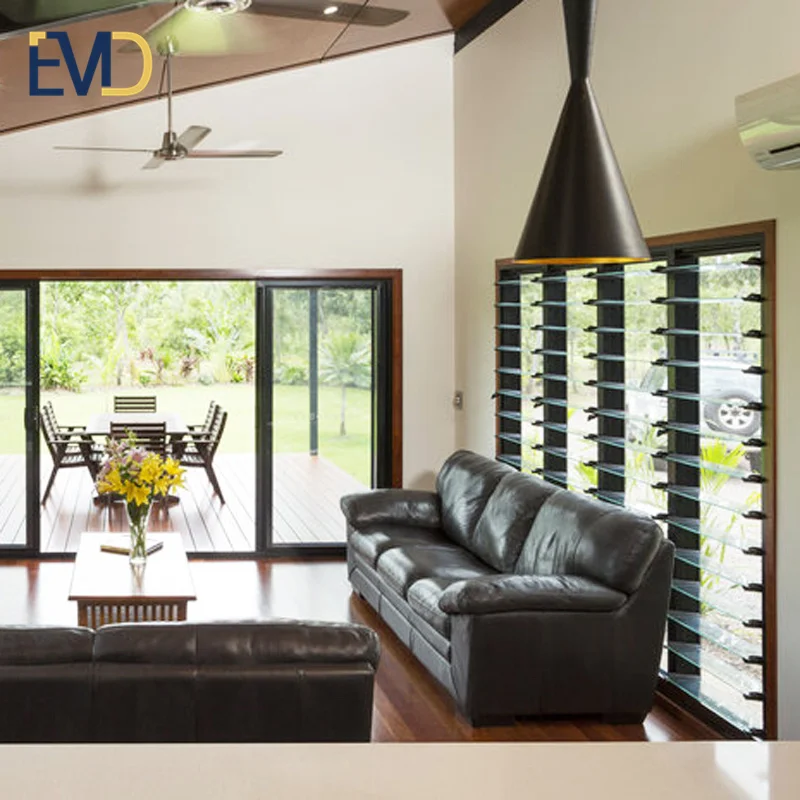 Aluminum plantation shutters windows security louver window shutters exterior blinds shutter