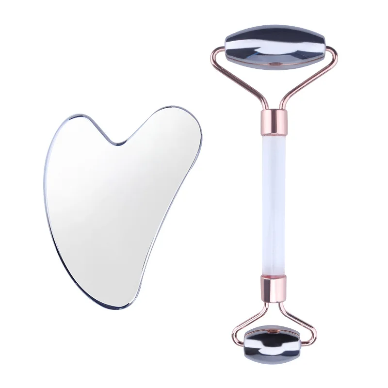 
Stainless Steel Mushroom Gouache Scraper Facial Massage Stone Face Massager Gua Sha Board Skin Care Face Lifting 