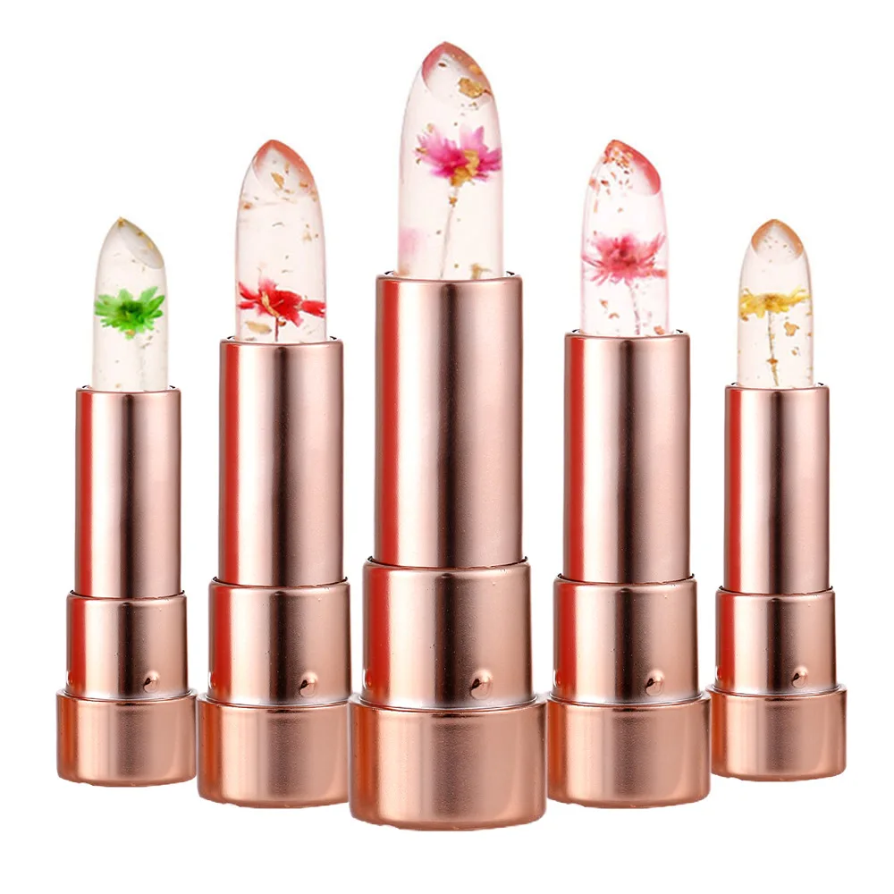 Change Color Lipstick  Magic Lipstick Your Logo Lazy Flower Jelly Lipstick
