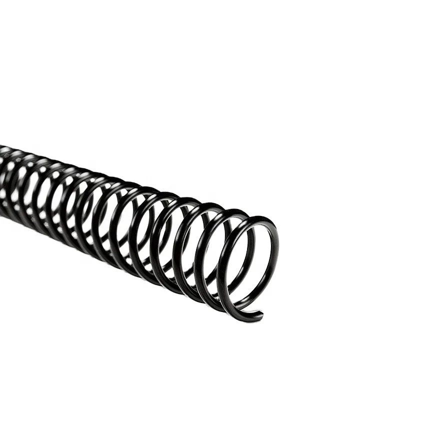 Single ring binding High quality Plastic spiral coil for book binding colorful plastic spiral binding coil