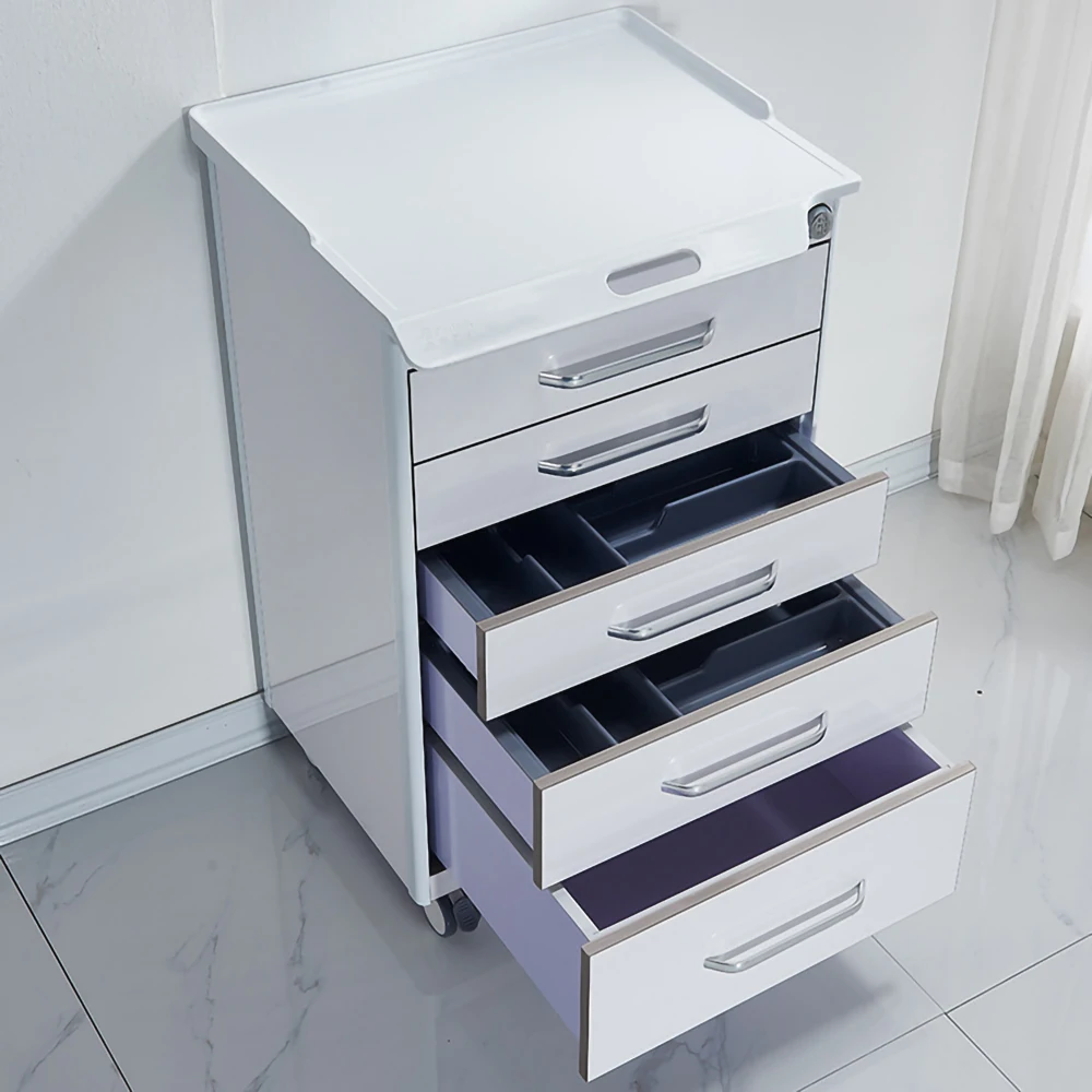 AliGan dental equipment Mobile cabinet use in clinic furniture with storage medical for trolley mini drawer tray table unit