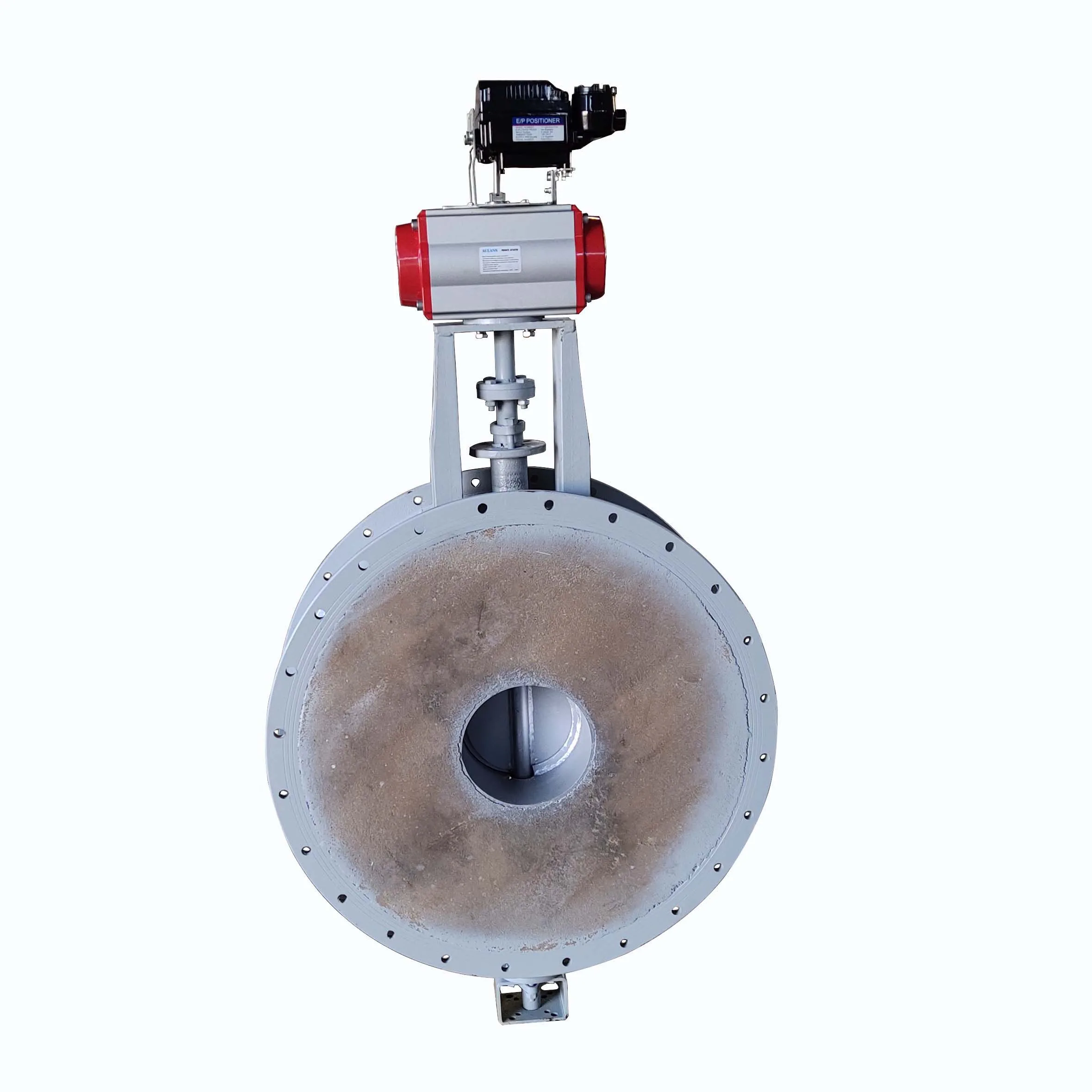 RTO Ventilation Flue Gas Butterfly Valve Double Flange High Temperature Resistant Ventilation Butterfly Valves