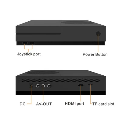 Новые X PRO 4K HD игровые консоли два контроллера 800 игр в