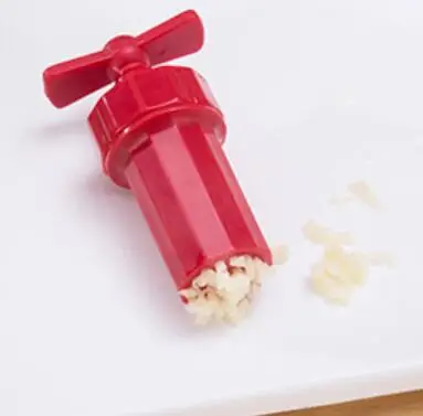 
Creative plastic manual garlic crusher grater plastic box twist garlic 