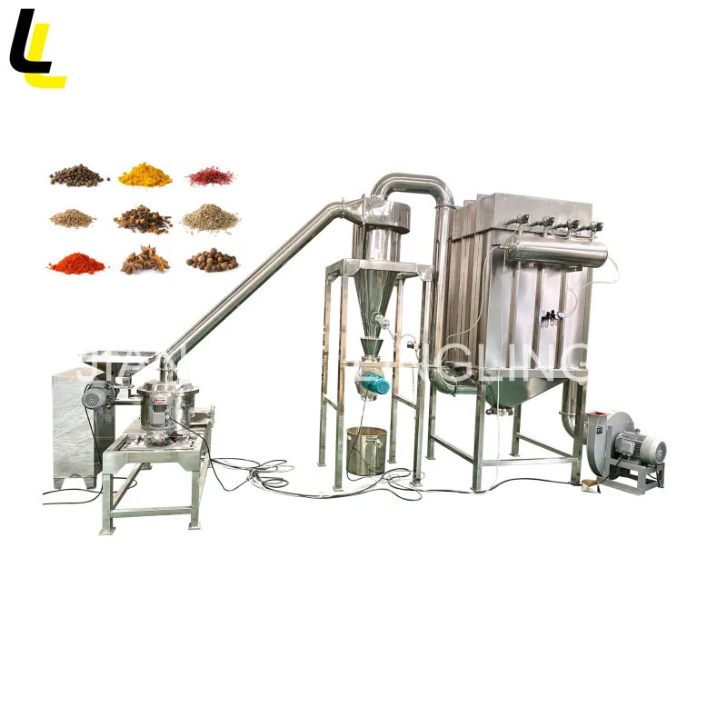 WFJ Automatic Powder Grinder Mill Pulverizer Powder Grinding Crushing Machine chickpeas grinding machine