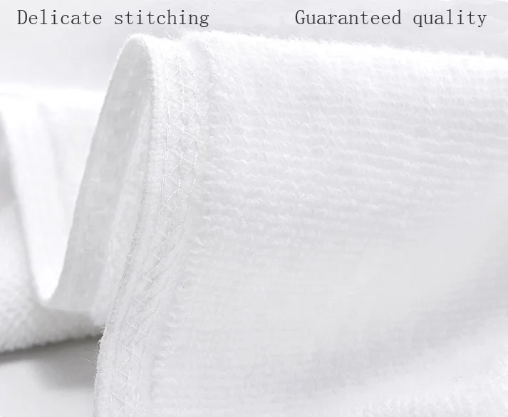 Cotton 32/2s white hotel hand towels