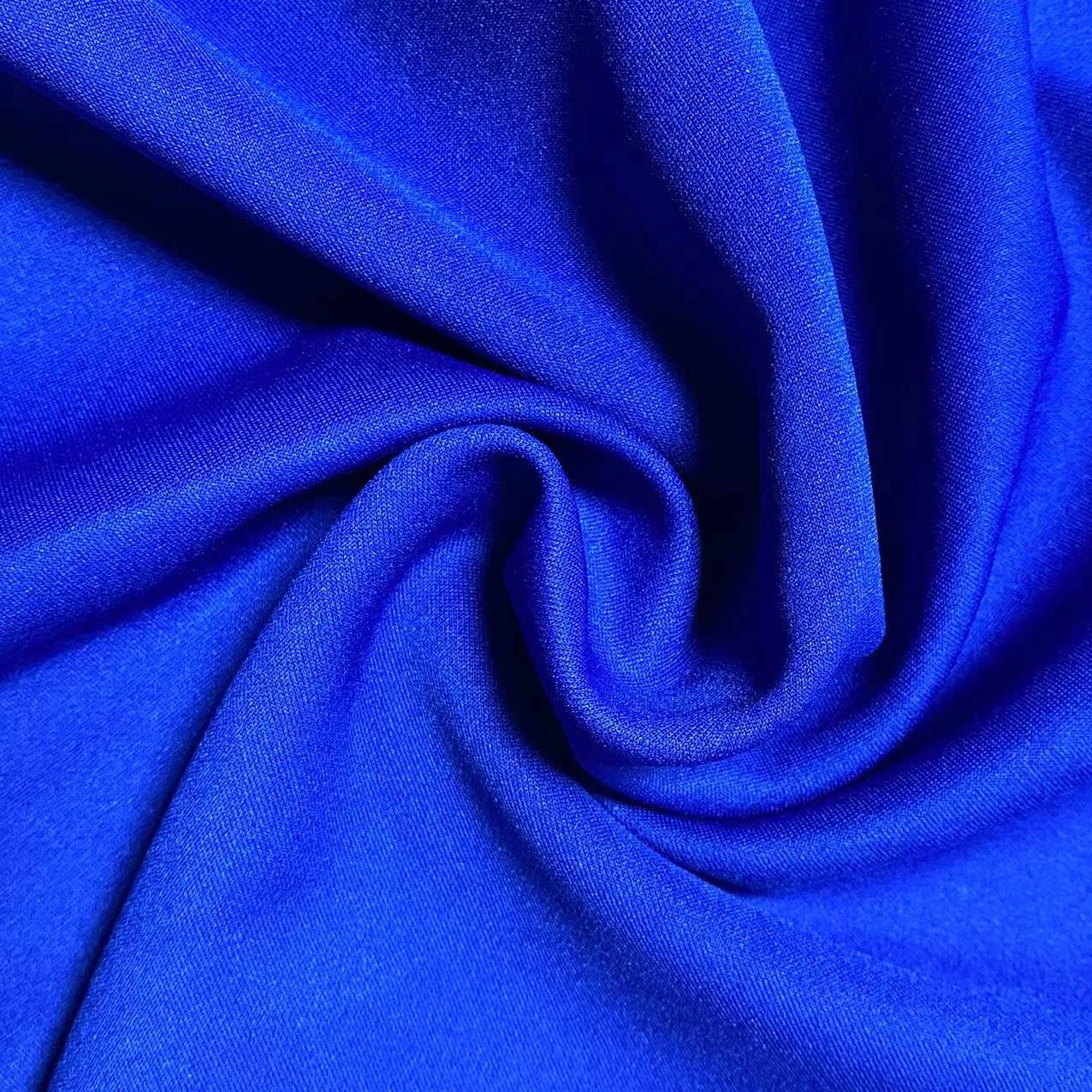 Wholesale Solid color 95% Polyester 5%Spandex Scuba Knitting Fabric for Garment