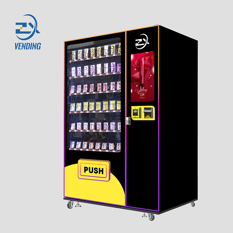 ZX Mini Slim Small Combo Refrigerated Little Vending Machine For Sale Snacks Drinks Beverages