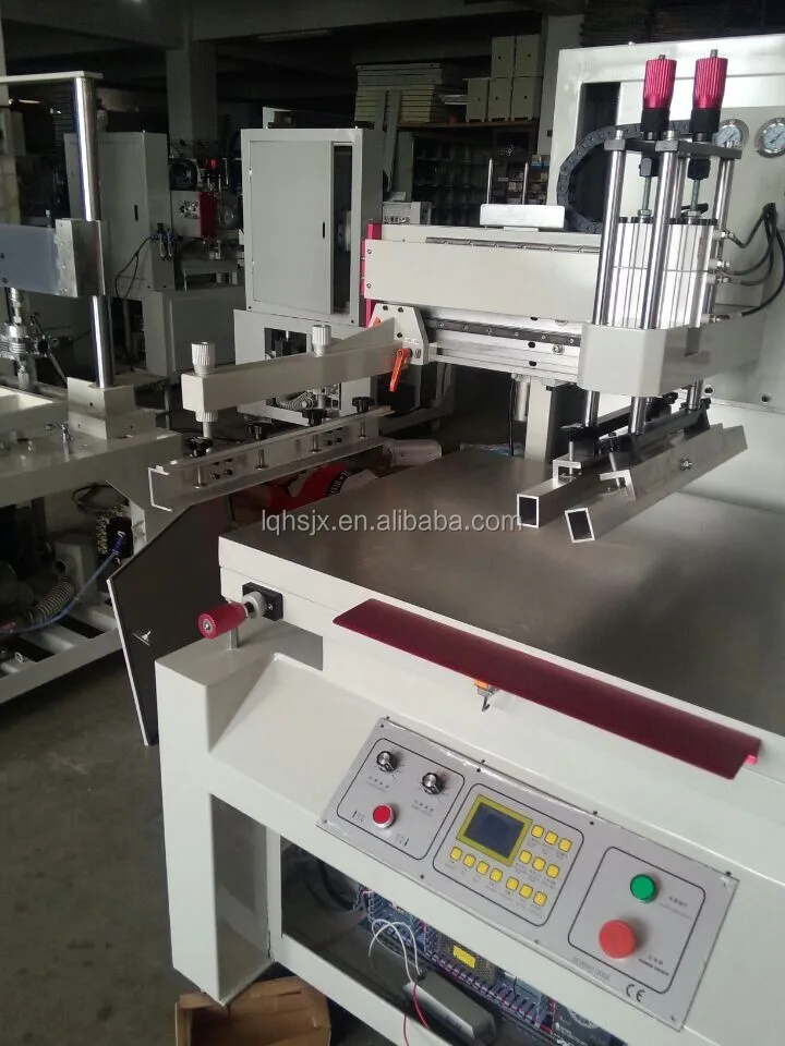 Electric vertical semi automatic flat screen printing machine with vacuum table for card (HS 400X600GJ)