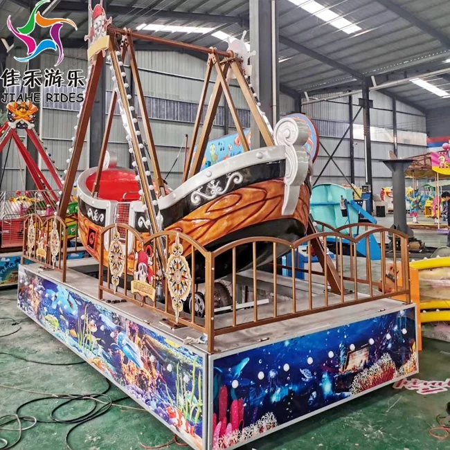 
Outdoor Amusement Park Rides Carnival Swing Ride Trailer Mounted Portable Mini Pirate Ship on Sale 