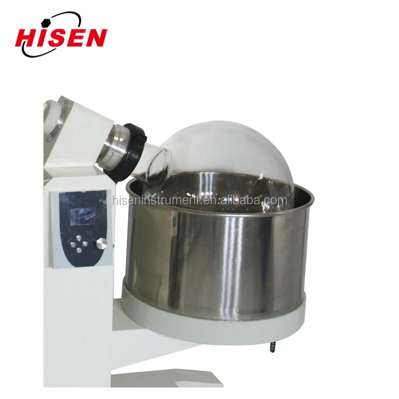 Hisen LCD Display 50L Auto Lift miniature rotovap mini lab rotary evaporator