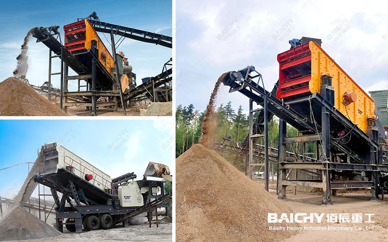 China Mining Gold Ore Gravel Stone Vibrating Screen Machine Price, Multilayer Circular Vibrating Screen For Sand 