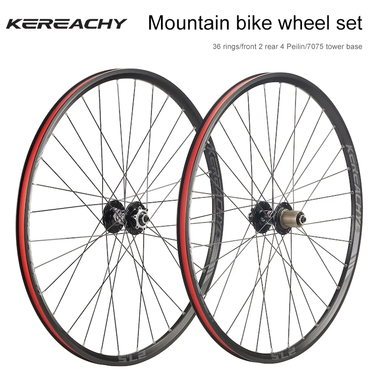 KEREACHY ODM/OEM набор колес для велосипеда 27 5/29 дюймов комплект горного 8-10 скоростей дисковый тормоз 4 подшипника