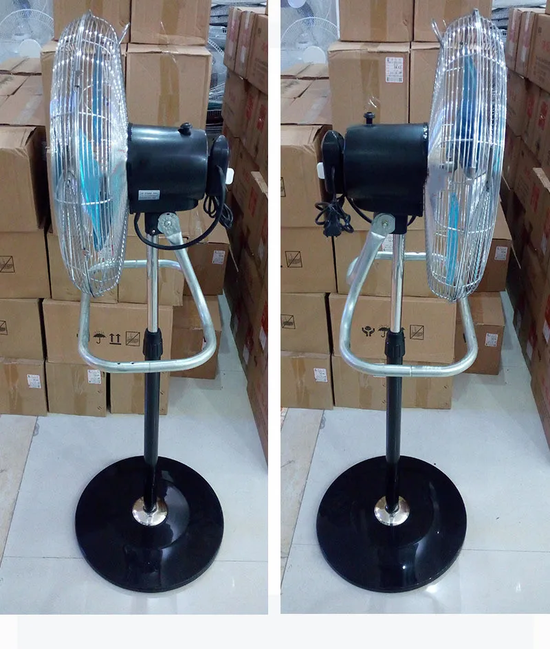 Portable 18-Inch Electric AC Motor Fan 3-Speed Plastic Pedestal Fan with Oscillation & Cooling Function for Home & Garage Use