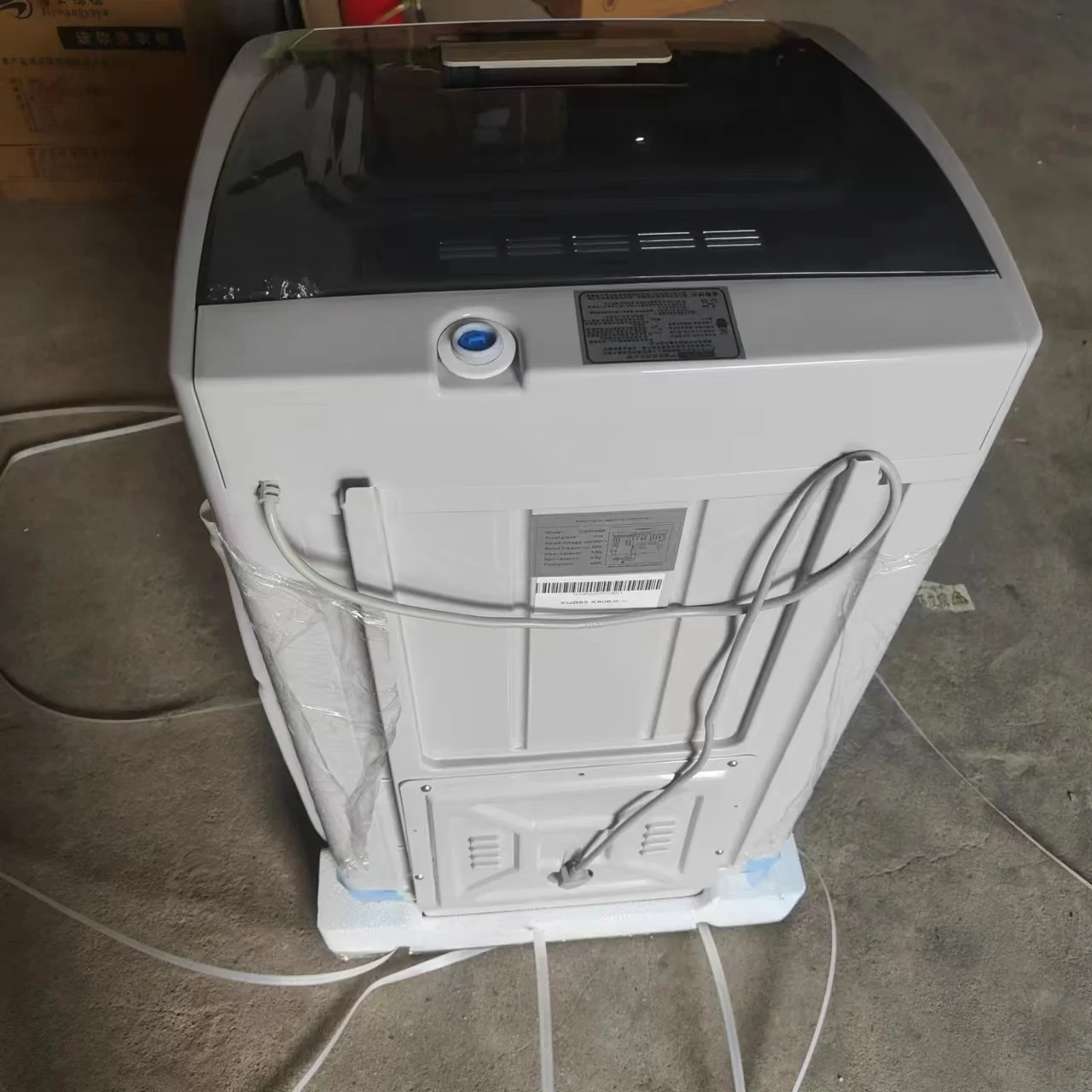 Hot selling 8.5kgs big capacity touch screen multi purpose automatic washing machine with dryer