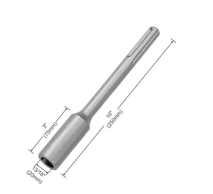 Evian Tools Wholesale Top quality 40cr  steel SDS Max demolition ground rod driver for Driving 5/8 and 3/4 inch Ground Rod