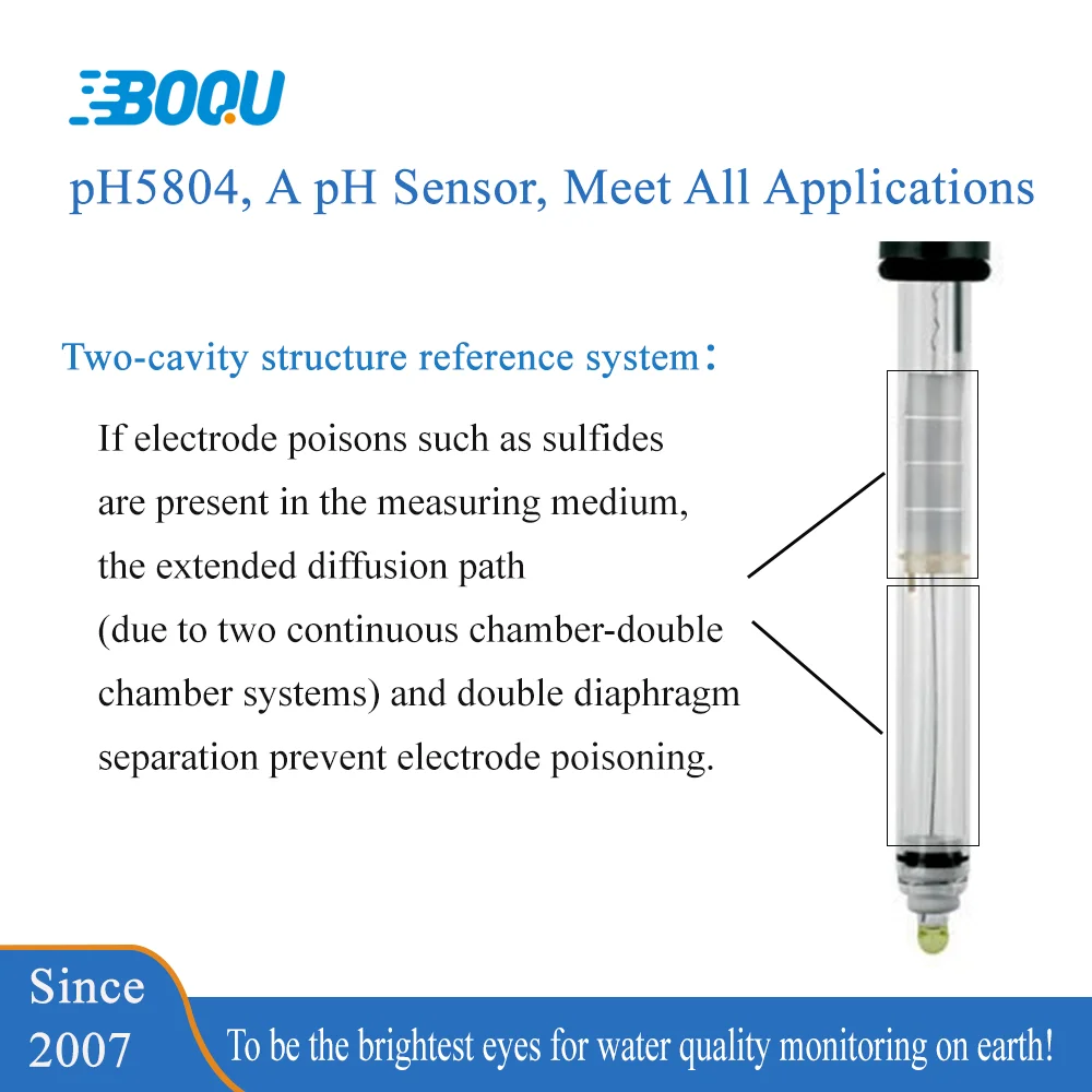 High temperature high pressure pH sensor 135 degree 13 bar for Biopharmaceutical