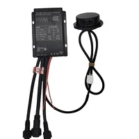 Wide PV Range Hybrid 12v 24v Small PWM Solar Street Light Controller with Built in Led Driver with Microwave Sensor