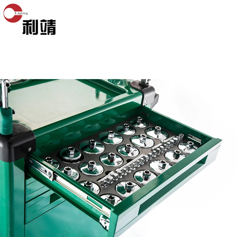 Cabinet Garage metal tool cabinet Workshop Workstation Workbench Rolling Tool Cart Trolley with Drawers