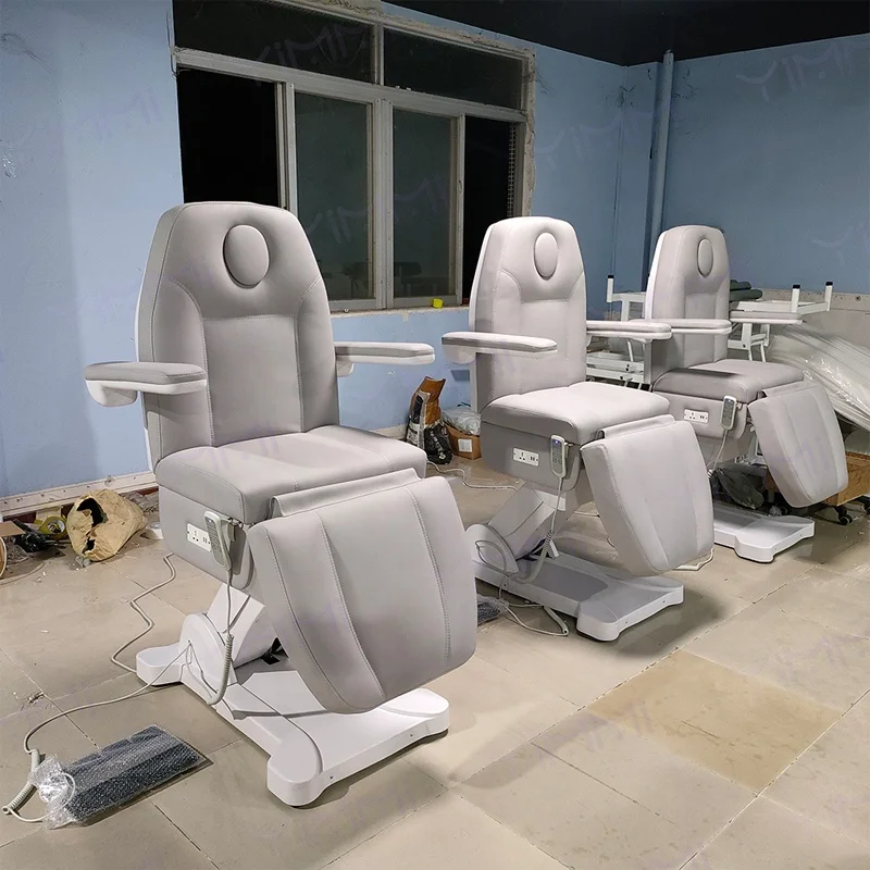 Eyelash Stretcher Adjustable Massage Tables and Couch Nail Salon Furniture Black Electric Beauty Bed Remote Control