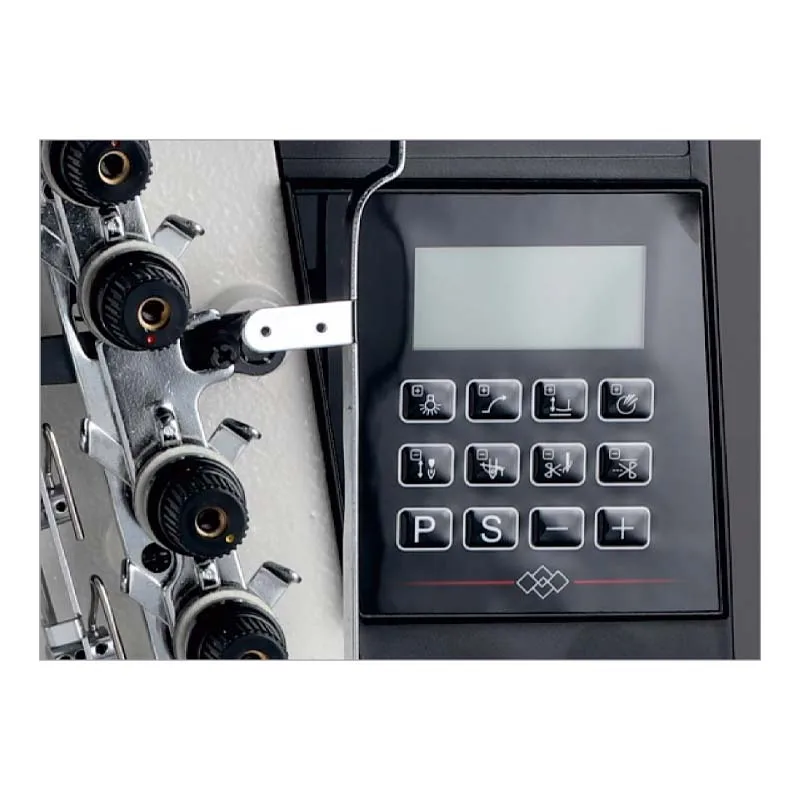 Direct drive flat-bed high-speed interlock sewing machine with auto trimmer