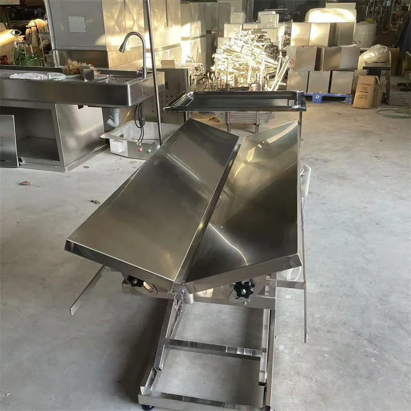 304 Stainless Steel Hydraulic Lifting Constant Temperature Operating Table Pet Cat Dog Animal Hospital Diagnosis Treatment