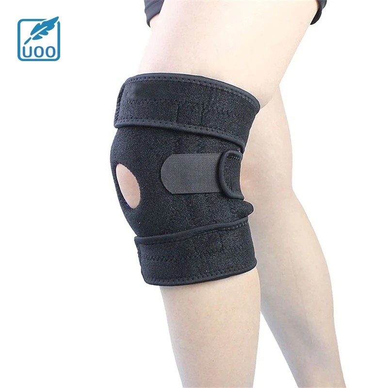 UOO Factory Custom Knee Brace with Side Stabilizers Patella Gel Pads Adjustable Straps Knee Support Wrap for Knee Pain