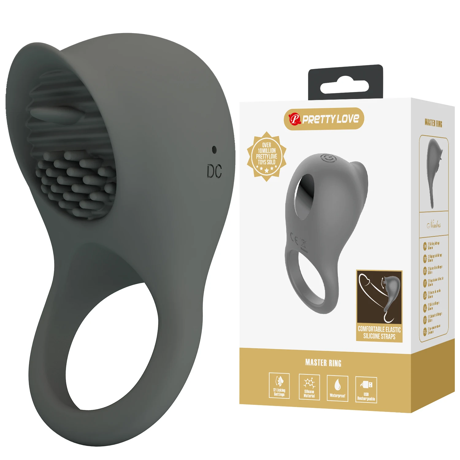 Penis Vibrating Ring Delay Ejaculation Bullet Vibrator Clitoris Massager Adult Sex Toys for Men Male Cock Silicone Rings