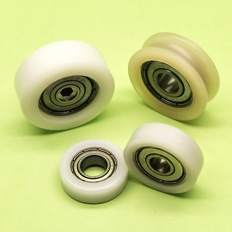 BS620040-9 долговечные 10x40x9 мм POK POM PA нейлоновое колесо с пластиковым покрытием со встроенным подшипником для лодок