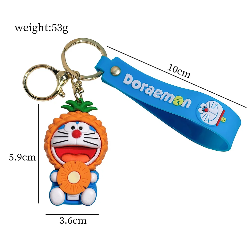 Новый фруктовый брелок Doraemon Dingdang кошка ананас серии дуриан кулон кукла машина Слепая Коробка подарок оптом