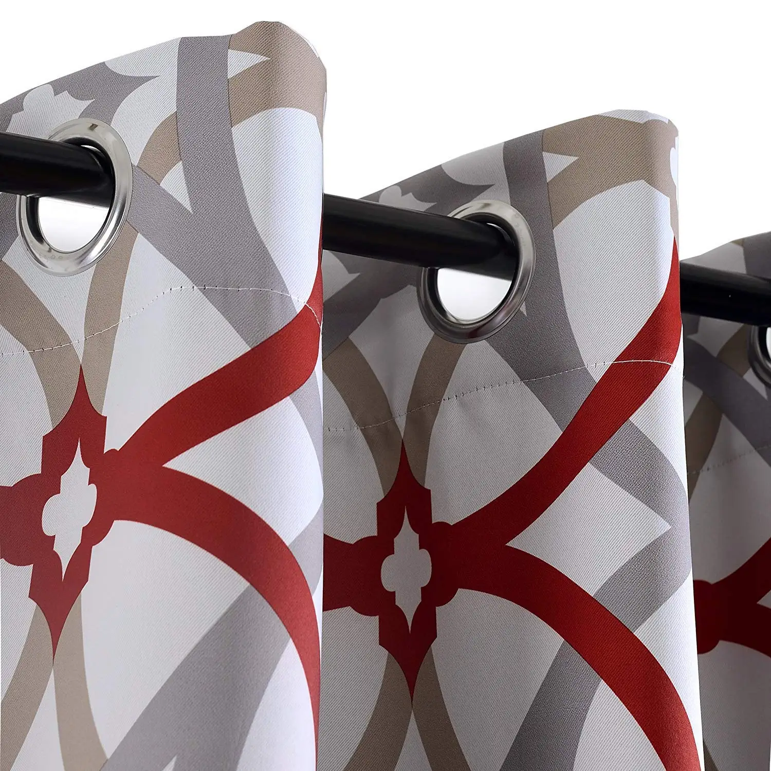 Затемняющие Роскошные жаккардовые шторы в американском стиле с цветочным принтом для гостиной Готовые занавески оптом