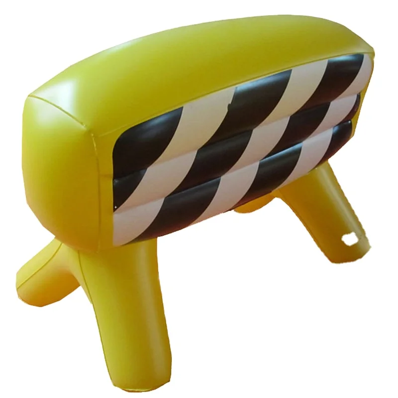 Customized PVC inflatable warning signs, inflatable warning signs, road signs, inflatable triangle road signs