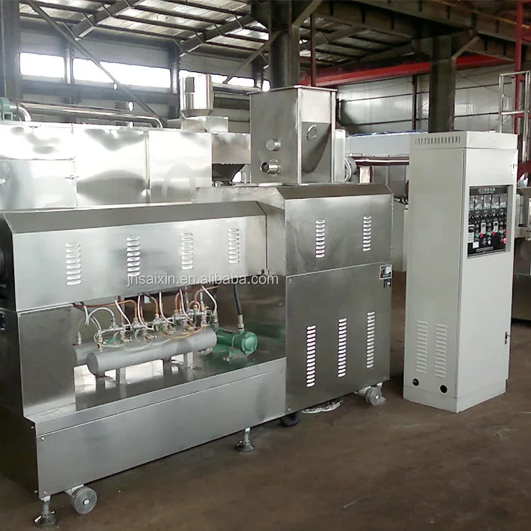 High production customized cereal soybean corn starch soya chunks extruder machine